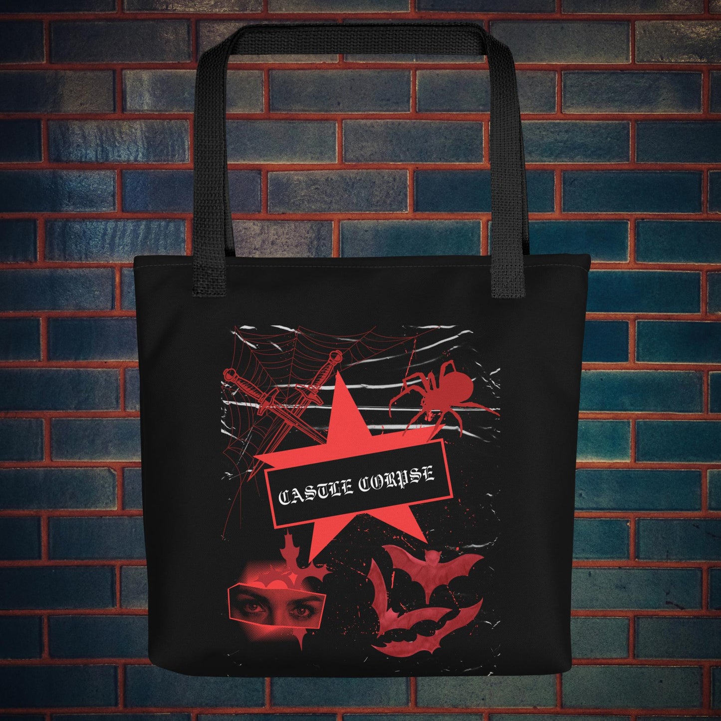 RED TOTE BAG