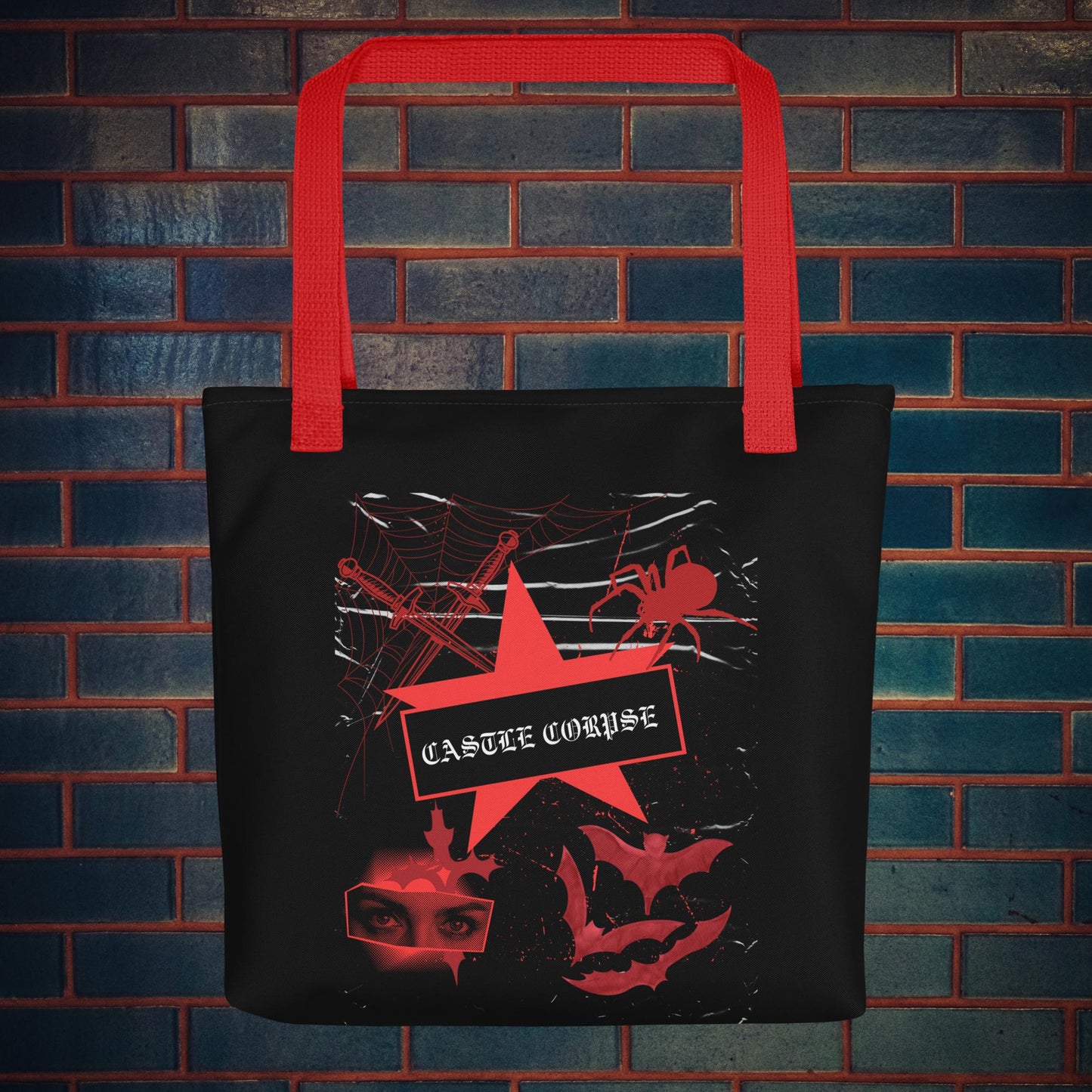 RED TOTE BAG